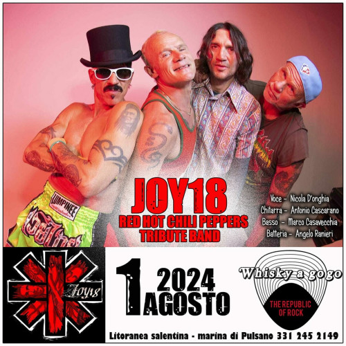 Joy 18 Red Hot Chili Peppers tribute band live @ Whisky a Gogò