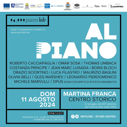 Piano Lab 2024 presenta AL PIANO