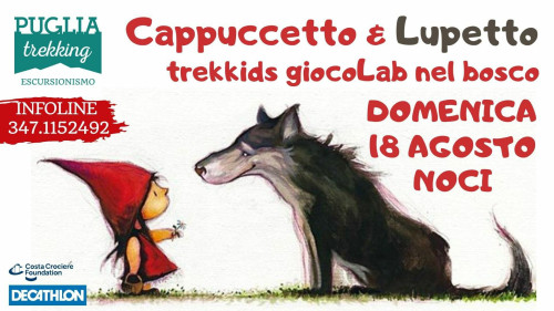 CAPPUCCETTO E LUPETTO trekkids giocoLab nel bosco