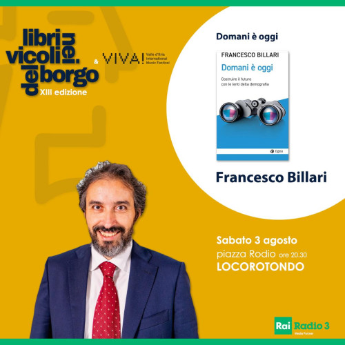 Francesco Billari presenta "Domani è oggi"