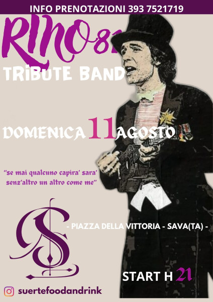 Rino81 Rino Gaetano tribute band