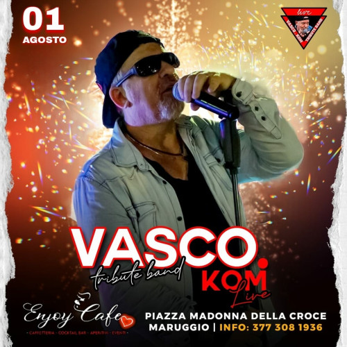 Vasco.Kom tribute band live all'Enjoy Cafè
