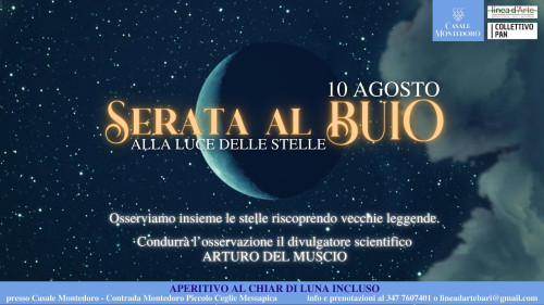 Serata al Buio   Alla luce delle stelle