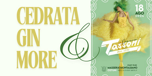 Masseria Montalbano - CedrataGin&More Tassoni