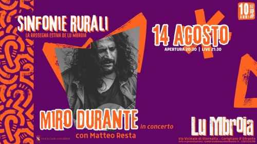 Miro Durante in Concerto!