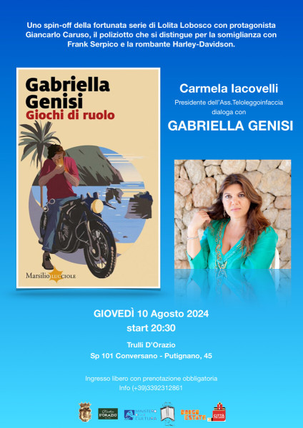 Presentazione del libro GIOCHI DI RUOLO di Gabriella Genisi