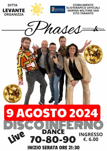 Disco Inferno Night by Phases Band - Taranto