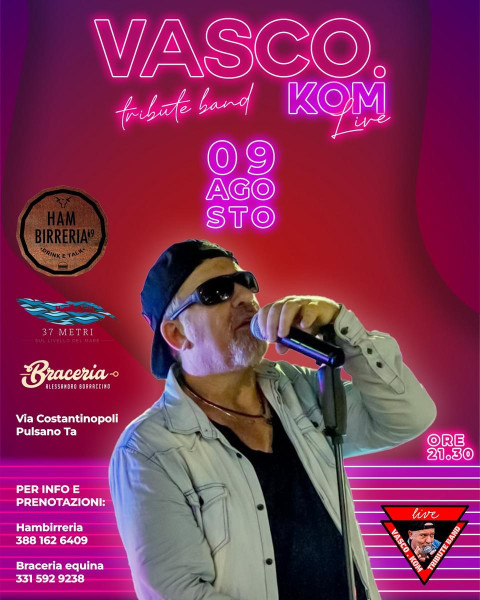 Vasco.Kom live a Pulsano