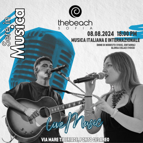 Sere in Musica al The Beach Sophia con Kalima Duo