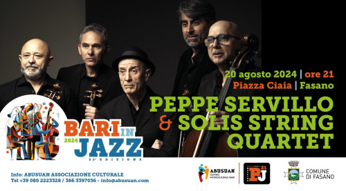 PEPPE SERVILLO & Solis String quartet per Bari in jazz 2024