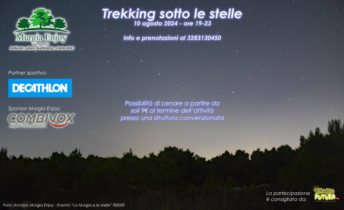 Trekking sotto le stelle