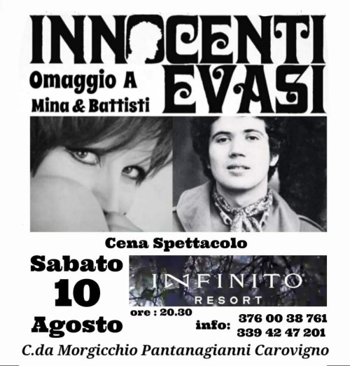 Innocenti Evasi Omaggio Mina &Lucio Battisti