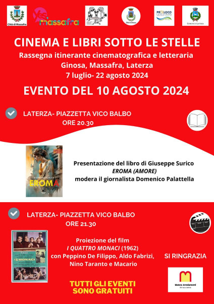 Cinema e Libri sotto le Stelle