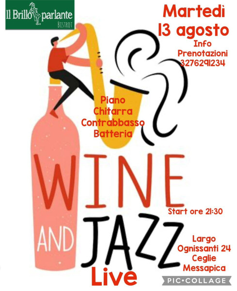 Wine and jazz live