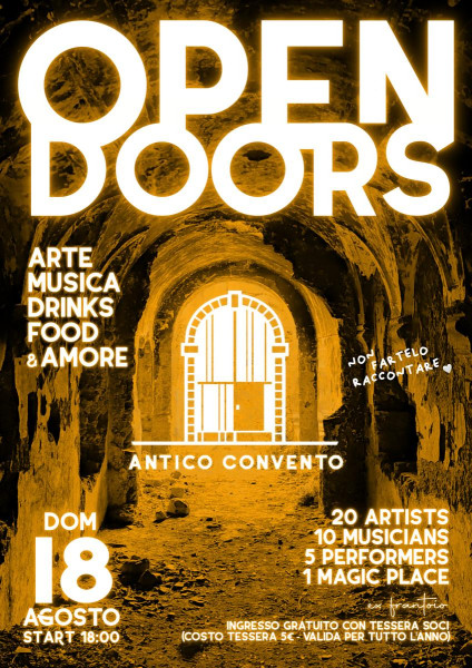 OPEN DOORS - inaugurazione Centro Culturale