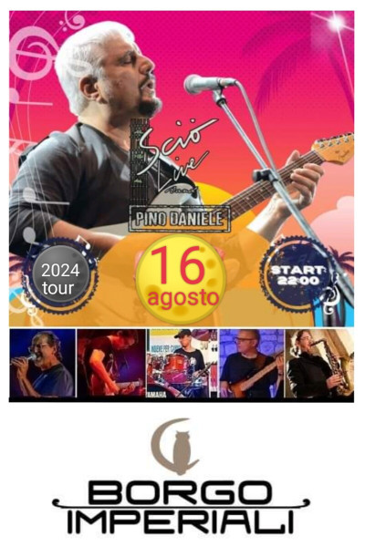 Sciò Live Band Pino Daniele Forever in concerto