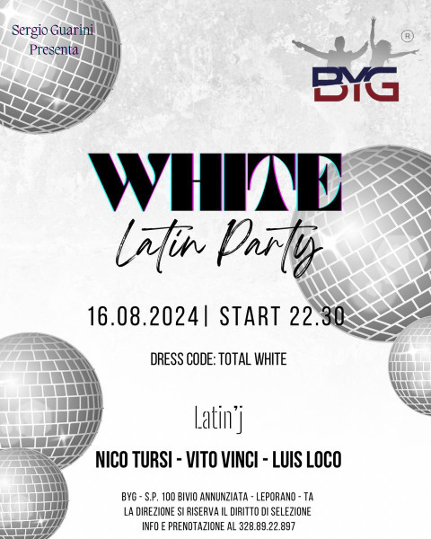 WHITE LATIN PARTY