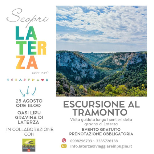 Escursione al tramonto