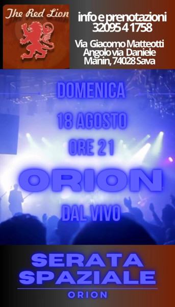 Orioon Live band