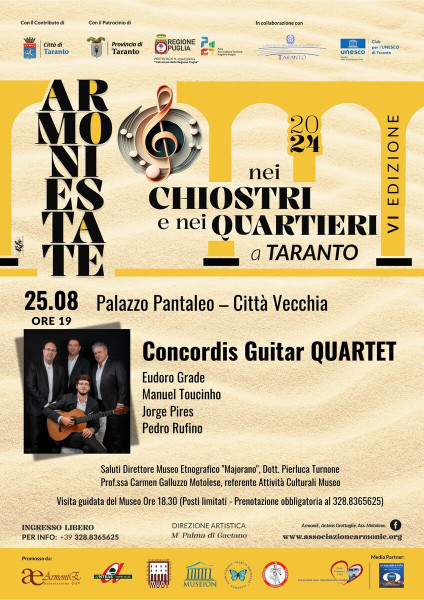 Concerto Concordis Guitar Quartet e Visita al Museo