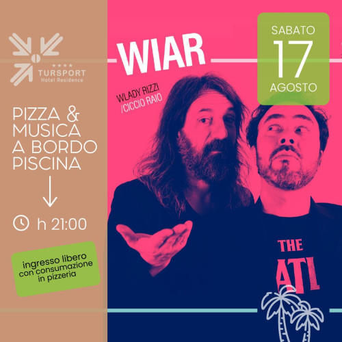 Pizza & musica a bordo piscina