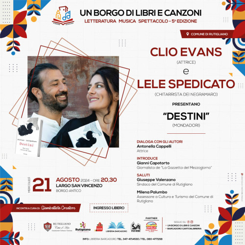 CLIO EVANS e LELE SPEDICATO presentano «DESTINI »