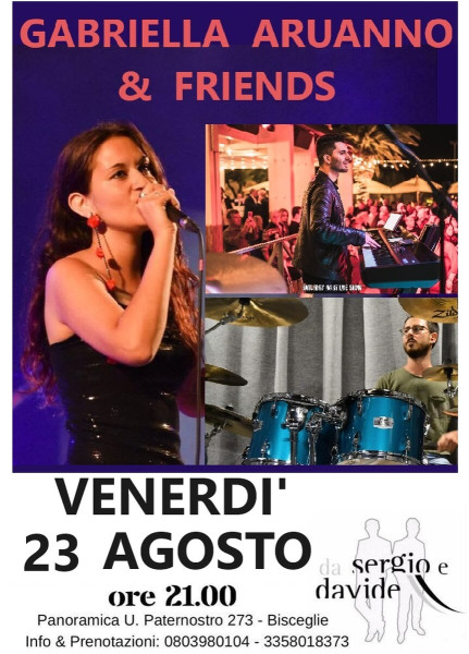 Gabriella Aruanno & Friends Trio Live