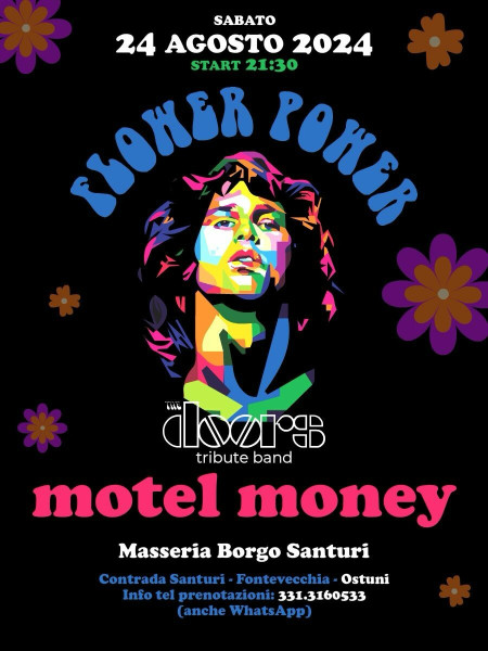 Flower Power with - The Doors Tribute Band - "Motel Money"