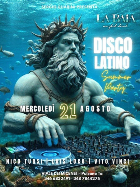 Mercoledì Latino&Disco