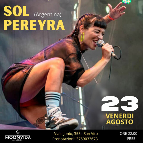 Sol Pereyra, in concerto (Argentina)