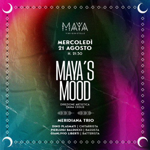MAYAS MOOD Green&Jazz presenta: MERIDIANA TRIO in KIAORA con Dino Plasmati, Pierluigi Balducci, Gianlivio Liberti