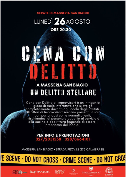 Calimera di Lecce – Cena con delitto di Improvvisart