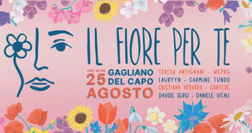 Il fiore per te con musica, dialoghi e visioni