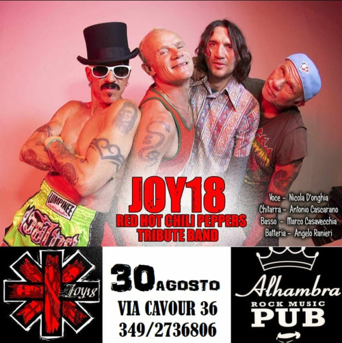 Joy 18 Red Hot Chili Peppers tribute band live @Alhambra Rock music pub