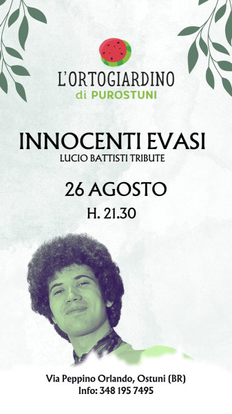 Innocenti Evasi Omaggio a Lucio Battisti
