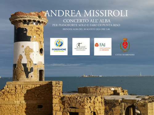 ANDREA MISSIROLI     CONCERTO ALL ALBA   PER PIANOFORTE SOLO E FARO DI PUNTA RISO