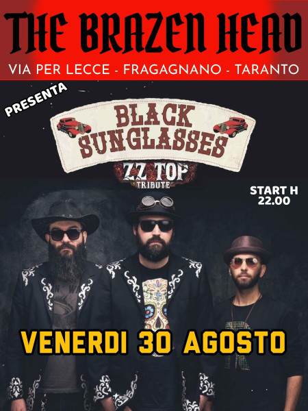 OMAGGIO AGLI ZzTOP CON I BLACK SUNGLASSES