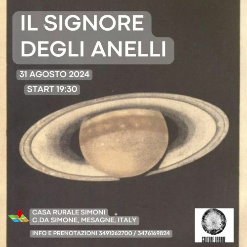 "il Signore degli anelli" - Serate a tema astronomico