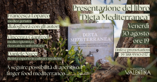 Presentazione Libro "Dieta Mediterranea"