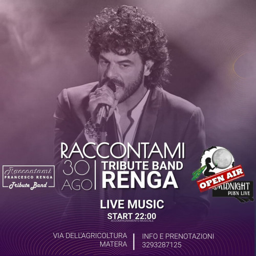 RACCONTAMI tribute Francesco Renga