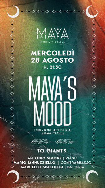 MAYAS MOOD Green&Jazz presenta: ANTONIO SIMONE TRIO in TO GIANTS