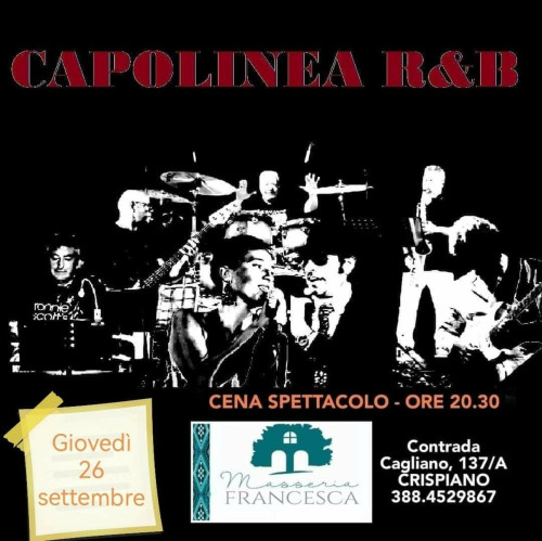 Cena spettacolo rock'n'roll blues e swing