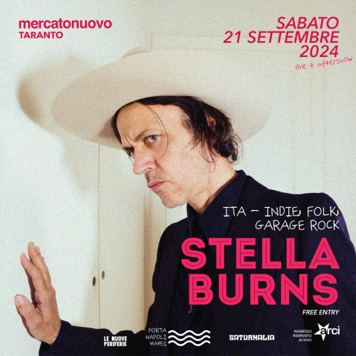 Stella Burns in concerto a Taranto