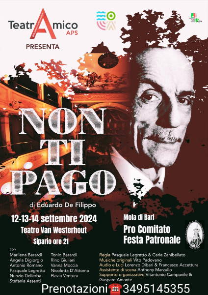 Mola di Bari – NON TI PAGO di Eduardo De Filippo by Teatramico