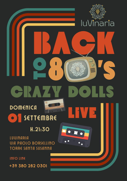 Torre Santa Susanna – CRAZY DOLLS LIVE 80/90