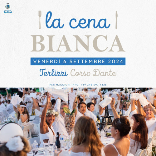 Cena Bianca, Terlizzi si unisce a tavola il 6 settembre la grande festa in Corso Dante Alighieri