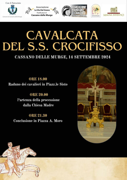 Cavalcata del S.S. Crocifisso: torna a Cassano delle Murge l'evento che abbraccia storia e fede