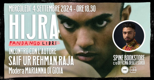 HIJRA - Incontro con l'autore Saif ur Rehman Raja