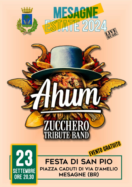 AHUM - Zucchero Tribute Band live concert