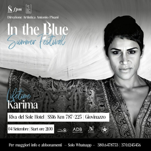 Karima- Lifetime. In The Blue Summer Festival